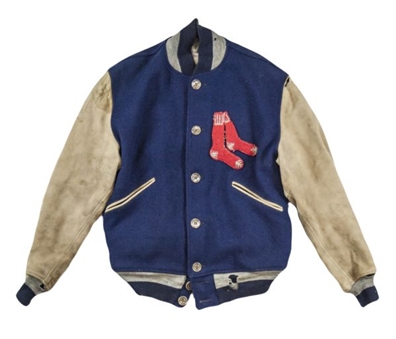 1939-1942 Jimmie Foxx Boston Red Sox Game Worn Jacket (Mears)